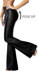 St Anton Wideleg Leather Pants - Image 2