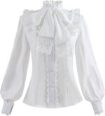 Folklore Ruffle Shirt, Petite
