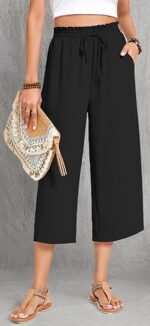 Essential Cotton Crop Trousers - Image 3