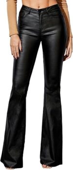 St Anton Wideleg Leather Pants - Image 5
