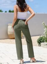 Straight Leg Elasticated Waist Jeans - Image 4