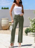 Straight Leg Elasticated Waist Jeans - Image 5