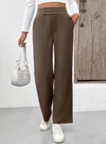 Comfort Waist Straight Leg Trousers - Image 4