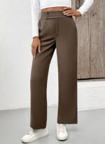 Comfort Waist Straight Leg Trousers - Image 5