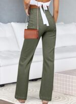 Straight Leg Elasticated Waist Jeans - Image 3