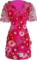 Blossoms Divine Dress, Petite