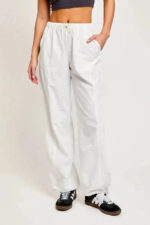 Modern High-Waist Drawstring Ankle-Tie Jogger Pants - Image 7