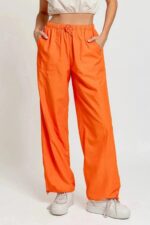 Modern High-Waist Drawstring Ankle-Tie Jogger Pants - Image 12