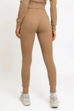 High Waist Banded Cuffs Jogger Pants Leggings - Image 13