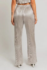 Shimmer Plated Wide Disco Pants - Image 2