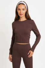 High Waist Banded Cuffs Jogger Pants Leggings - Image 9