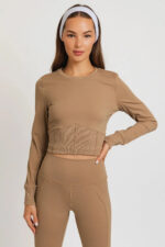 High Waist Banded Cuffs Jogger Pants Leggings - Image 16