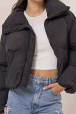 Oversized Bundle Up Quilted Puffer Winter Warm Trendy Jacket - Image 3