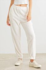 Ivory Fuzzy Knit Two Pocket High Waist Pants /2-2-2 - Image 5