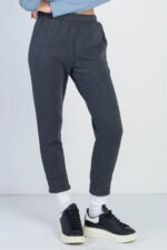 Charcoal High Waist Two Pocket Joggers Pants - Image 5