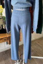 High Waisted Wide Leg Drawstring Comfy Flowy Pants - Image 7