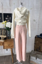 Wide Leg Drawstring Soft Side Slit Lounge Pants Sweatpants - Image 2