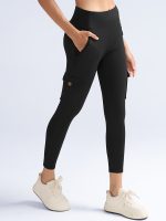 Women’s High-Waisted Cargo Pocket Leggings – Stretch Workout Yoga Pants with Utility Pockets - Image 5