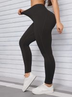 Women’s High-Waisted Workout Leggings – Four-Way Stretch, Tummy Control, Butt-Lifting Yoga & Fitness Tights - Image 2