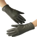 Premium Women’s Long Leather Gloves | Warm Lined Winter Driving Gloves | Soft Sheepskin Touchscreen Gloves - Image 5