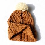 Women’s Cable Knit Pom Beanie | Thick Winter Warm Hat | Soft Knit Cold-Weather Beanie - Image 4