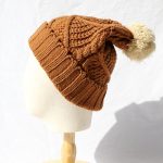 Women’s Cable Knit Pom Beanie | Thick Winter Warm Hat | Soft Knit Cold-Weather Beanie - Image 2