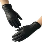 Women’s Long Leather Gloves | Elegant Winter Warm Gloves | Soft Fleece-Lined Driving Gloves (Multiple Sizes) - Image 3