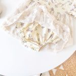 Sweet Floral Lace Baby Romper Dress | Soft & Breathable Infant One-Piece Outfit with Matching Headband - Image 3