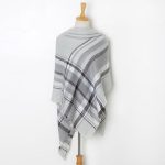 Cozy Plaid Shawl Blanket | Wearable Poncho Wrap | Ultra-Soft, Lightweight & All-Season Comfort - Image 4