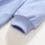 Baby Girl Long-Sleeve Dress with Rainbow Patch · Soft Polka Dot Outfit - Image 4