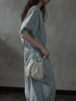 Soft Drawstring Mini Bag – Women’s Minimalist PU Leather Crossbody Shoulder Bag - Image 5