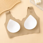 Women’s Seamless Wireless Bra | Breathable Ice Silk Comfort Bra | Soft Lightweight Push-Up Bralette - Image 4