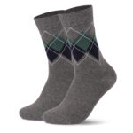 Men’s Argyle Crew Socks | Classic Business Casual Socks– 4-Pack - Image 4