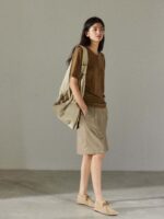 Casual Linen Cotton Shoulder Bag – Women’s Lightweight Minimalist Tote - Image 5