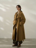 Oversized Belted Trench Coat – Women’s Relaxed Fit Long Jacket - Image 3