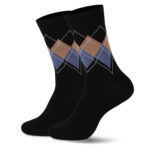 Men’s Argyle Crew Socks | Classic Business Casual Socks– 4-Pack - Image 3