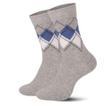 Men’s Argyle Crew Socks | Classic Business Casual Socks– 4-Pack - Image 2