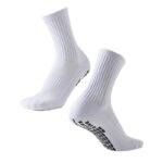 Anti-Slip Athletic Crew Socks 5-Pack | Cushioned Performance Training Socks - Image 4