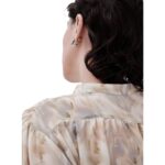 Lightweight Floral Chiffon Maxi Dress – Elegant Long-Sleeve Flowing Dress - Image 5