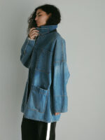 Vintage Loose Patch Collar Jacket – Women’s Relaxed-Fit Overshirt - Image 5