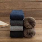 Winter Warm Wool Knee-High Socks | Unisex Thick Long Thermal Socks | Soft Breathable Wool Blend Knit Over Calf Socks - Image 2