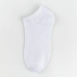 Solid Color Cotton Ankle Socks Set | Soft Breathable Low-Cut Socks | Everyday Comfort Non-Slip Casual Socks - Image 6