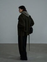 Knitted Integrated Hooded Cape – Women’s Adjustable Wool Blend Winter Hood Scarf - Image 6