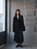 Loose-Fit Knit Cardigan – Women’s Minimalist V-Neck Wool Blend Sweater - Image 5