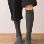 Winter Warm Wool Knee-High Socks | Unisex Thick Long Thermal Socks | Soft Breathable Wool Blend Knit Over Calf Socks - Image 6