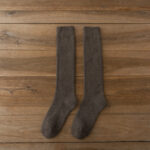 Winter Warm Wool Knee-High Socks | Unisex Thick Long Thermal Socks | Soft Breathable Wool Blend Knit Over Calf Socks - Image 7