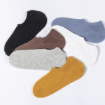 Unisex Invisible Cotton Socks Set | Breathable Non-Slip Low-Cut Boat Socks | Soft Lightweight No Show Socks