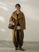 Oversized Belted Trench Coat – Women’s Relaxed Fit Long Jacket - Image 6