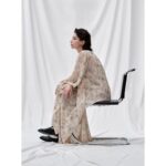 Lightweight Floral Chiffon Maxi Dress – Elegant Long-Sleeve Flowing Dress - Image 2