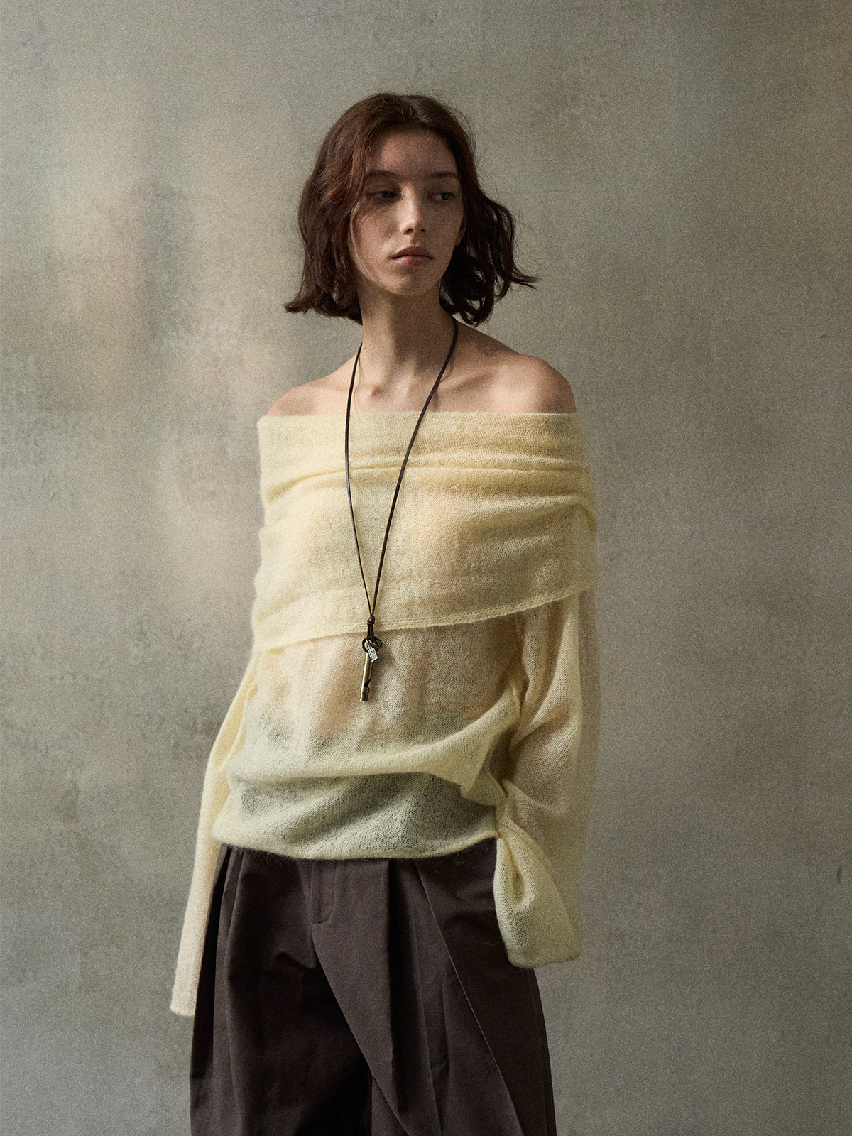 O1CN01yJyi582Det3u8gJzl_!!2215330128635-0-cib Women’s Off-Shoulder Lightweight Knit Sweater – Soft Wool Blend Pullover - Image 1